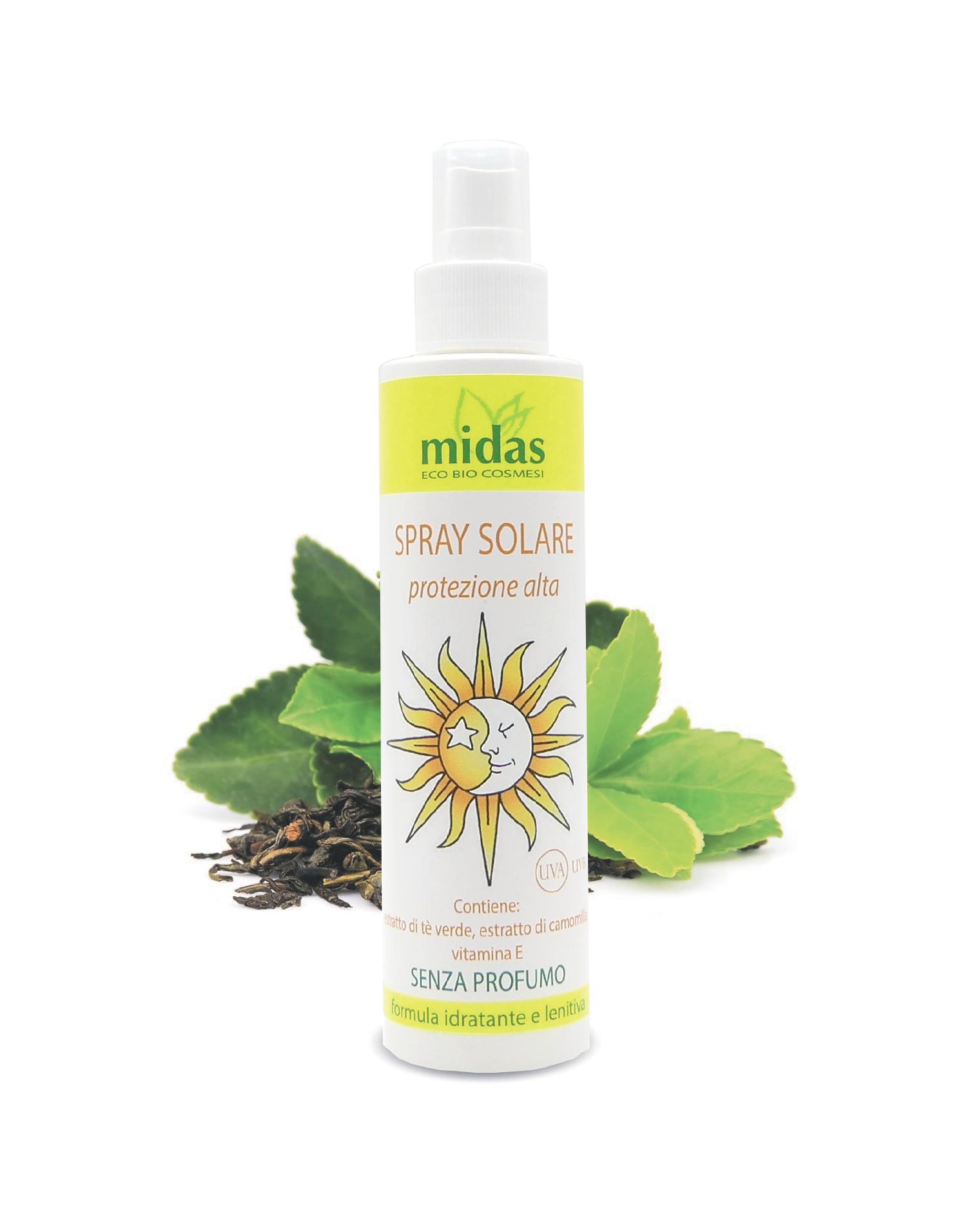 SPRAY SOLARE PROTEZIONE ALTA  SPF 50  CON FILTRI SOLARI CHIMICI