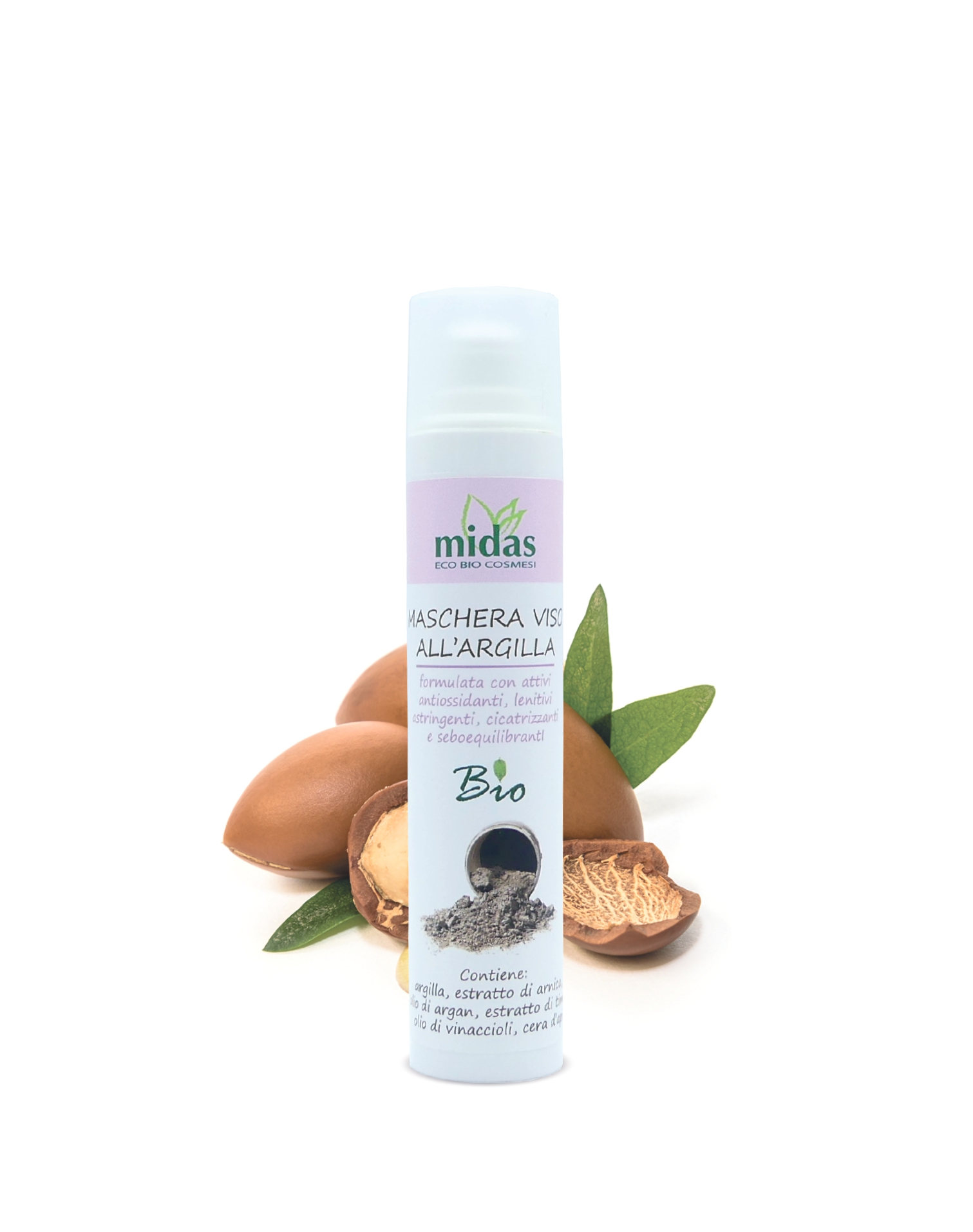 MASCHERA VISO ALLARGILLA BIO