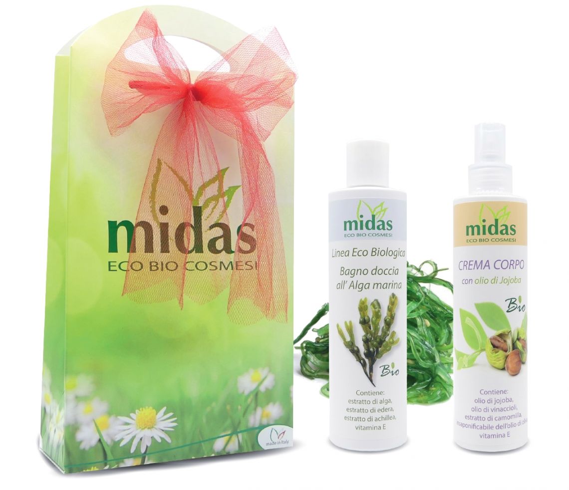 CREMA CORPO SPRAY BIO E BAGNO DOCCIA ALL'ALGA MARINA BIO + SCATOLA REGALO